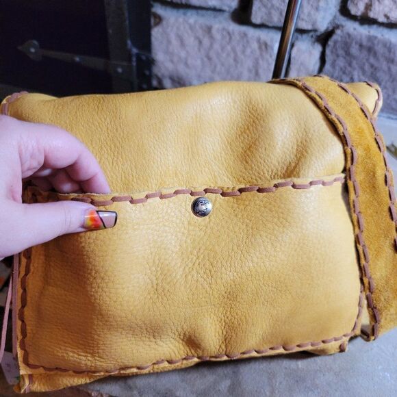 🔷️Genuine Elk Hide Crossbody Bag with Horse by Native Americans BNA5 - Picture 2 of 11